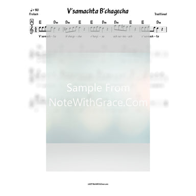 Succos Bundle Lead Sheets (Mixed Collections)-Sheet music-NoteWithGrace.com