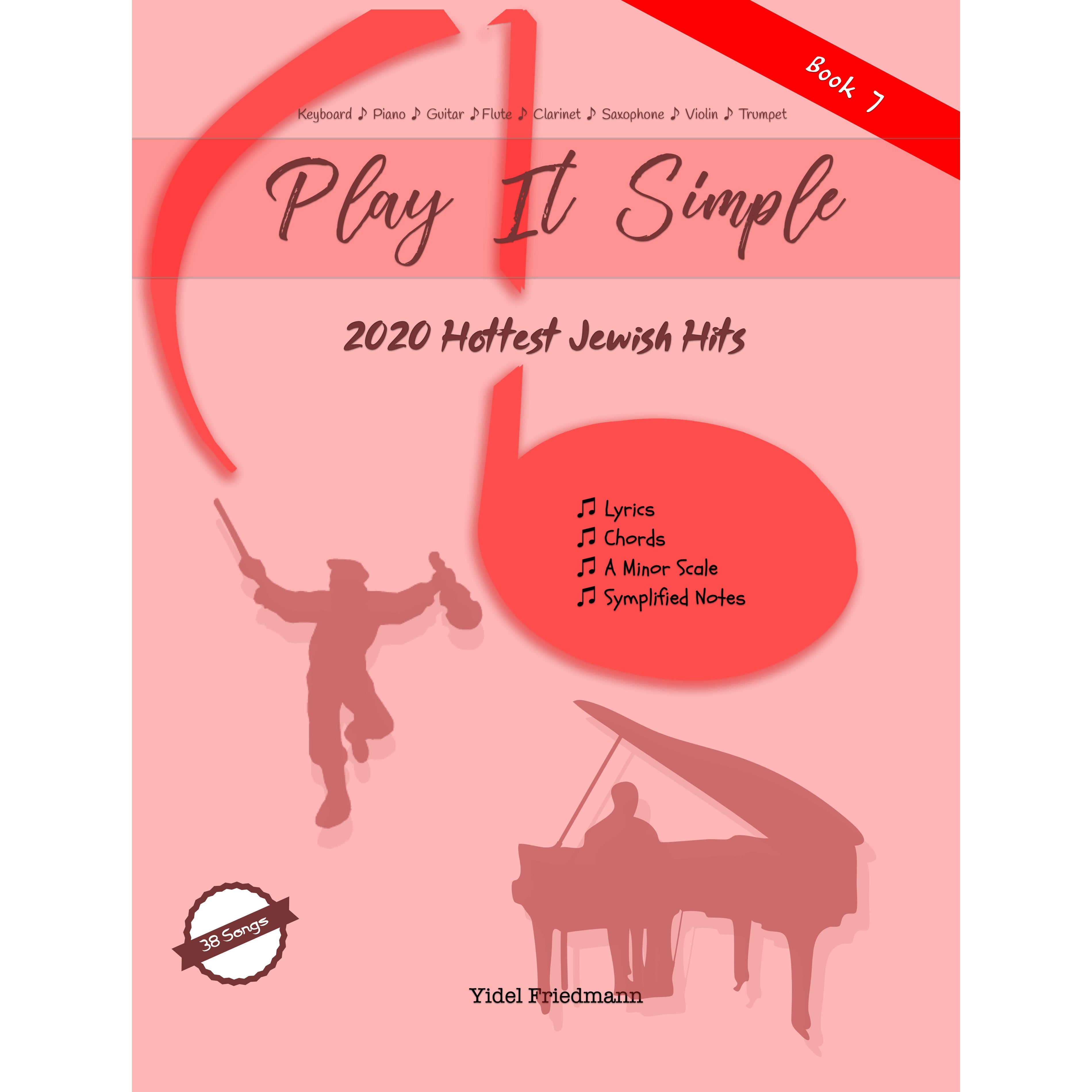 Play It Simple 2020 Hottest Jewish Hits Collection-Music Book-NoteWithGrace.com