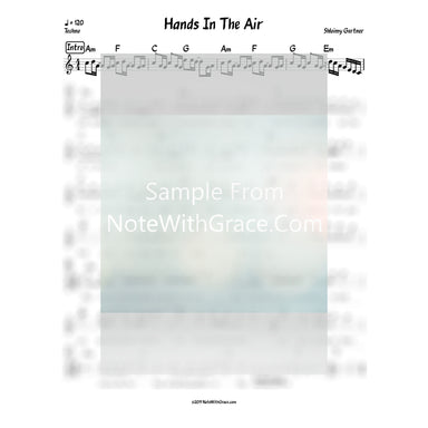 Put Your Hands In The Air Lead Sheet (Shloimy Gertner) Album: Serenity Released 2018-Sheet music-NoteWithGrace.com
