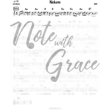 Nekom Lead Sheet (MBD) Album: Single-Sheet music-NoteWithGrace.com