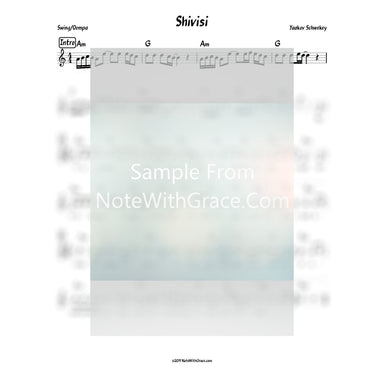 Shivisi Lead Sheet (Yaakov Schwekey) Album: Musica 2018-Sheet music-NoteWithGrace.com