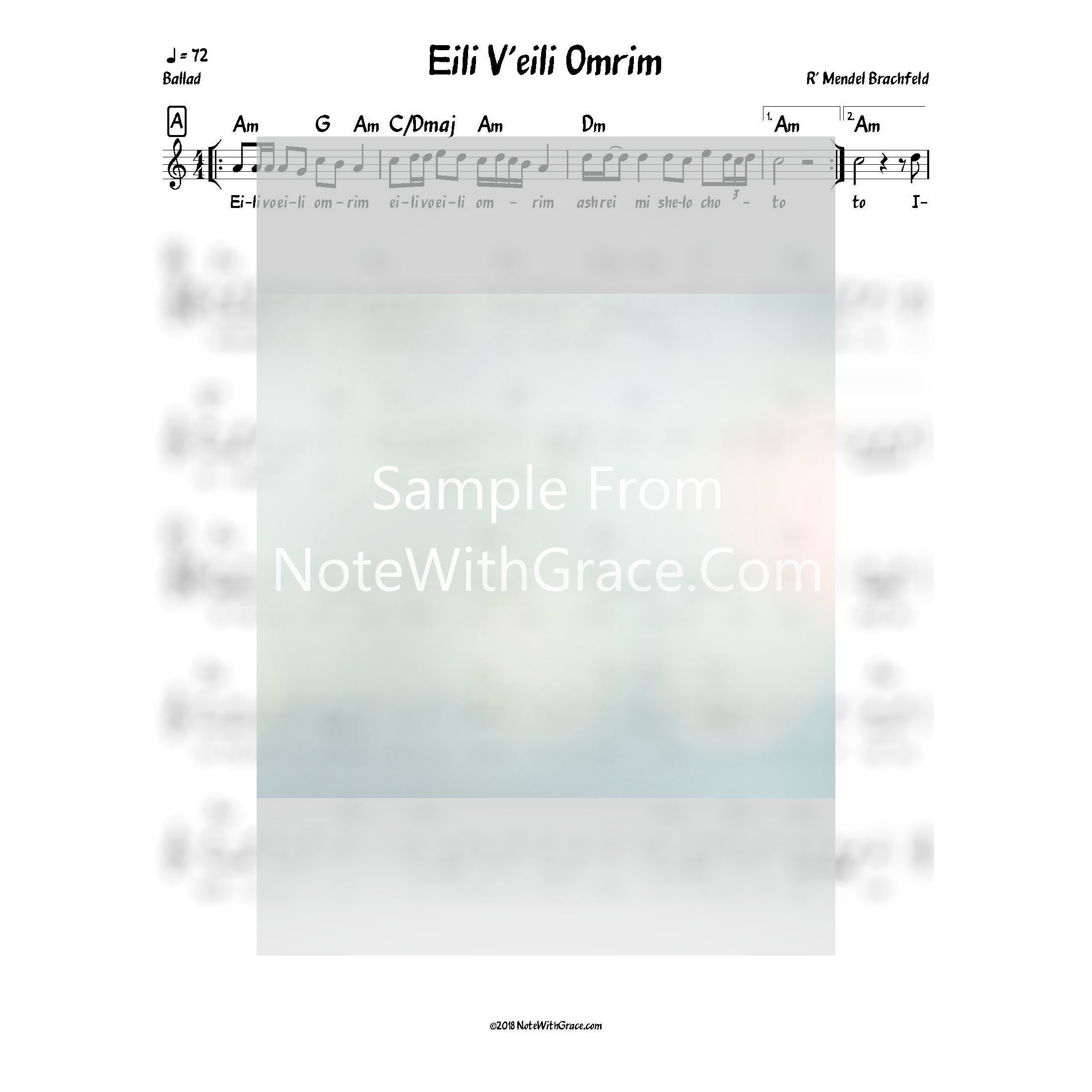 Tishrei Bundle Lead Sheets (Mixed Collections)-Sheet music-NoteWithGrace.com