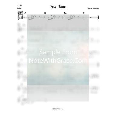 Your Time Lead Sheet (Yaakov Schwekey) Album: Musica-Sheet music-NoteWithGrace.com