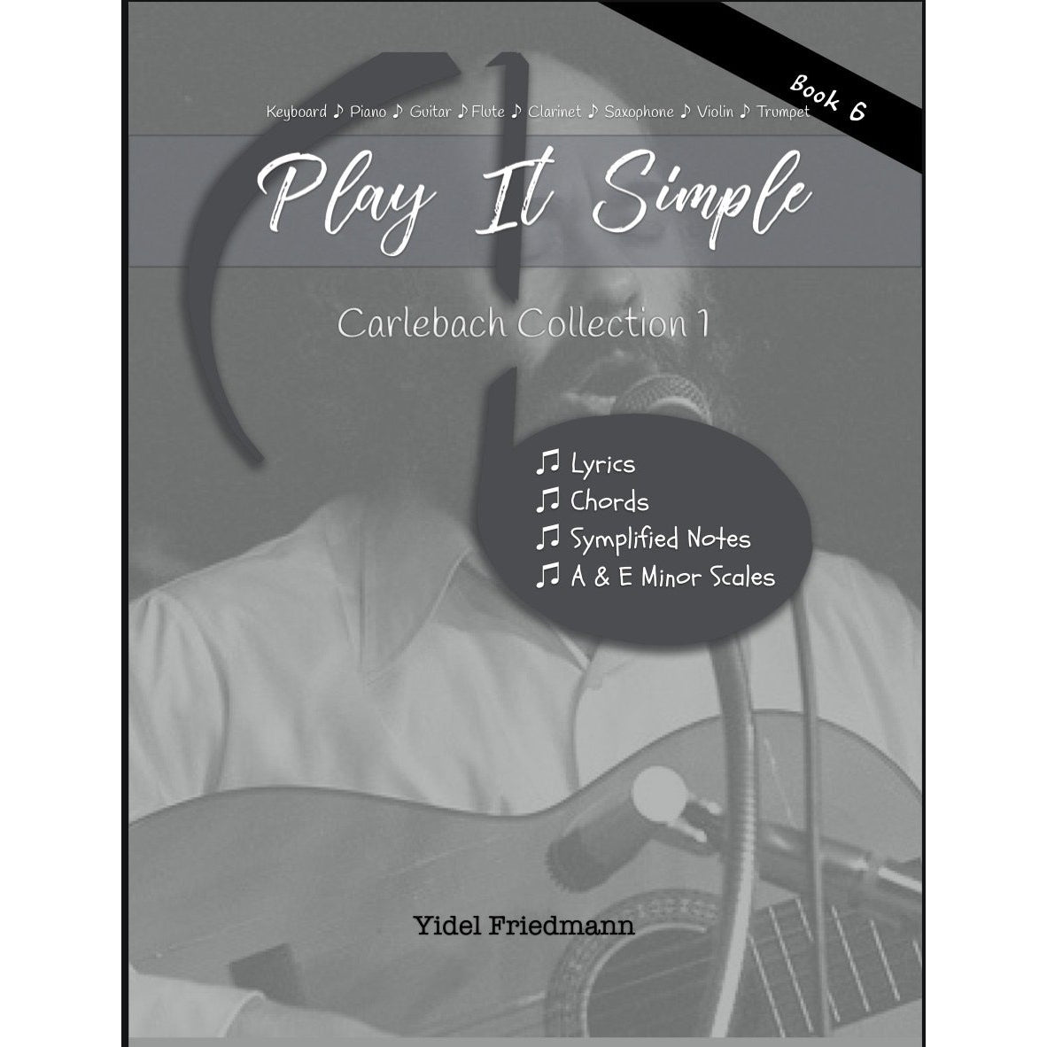 Play It Simple Carlebach Collection Book 1-Music Book-NoteWithGrace.com